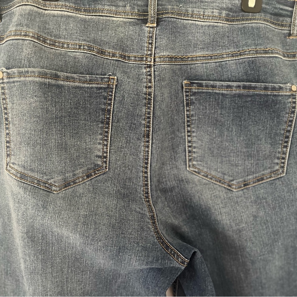 C est. 1946 Denim Hi Rise Jeans Raw Hem Size 18W - Picture 10 of 12